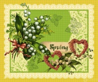 Полотенце вафельное 8 марта от интернет-магазина Галактика текстиля Полотенце вафельное 8 марта фото