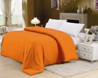 Пододеяльник сатин (оранжевый) PDC-08 купить в интернет магазине||Галактика текстиля Фотография Пододеяльник сатин (оранжевый) PDC-08