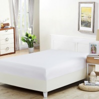 Простыня Вальтери поплин белая от интернет-магазина Галактика текстиля Простыня Вальтери поплин белая фотография