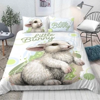Фотография Постельное белье Забавные кролики