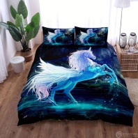 Фотография Постельное бельё Единорог 1.5 спальное детское