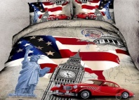 Постельное белье С американским флагом изображение